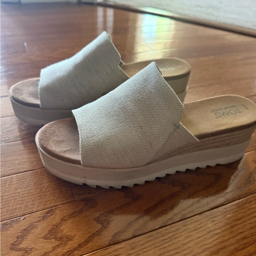 Toms Diana Mule Wedge Sandal